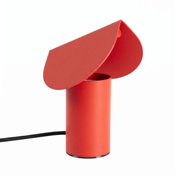 Punane alumiiniumist LED-laualamp (kõrgus 15 cm) BISCUIT - Thoro