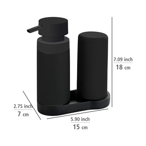 Must riiul koos Easy Squeez-e pesuainepäästjaga - Wenko-image-3