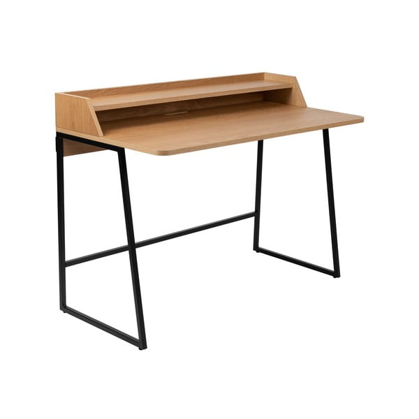 Tammespoonist töölaud 60x120 cm Giorgio - White Label-image-2