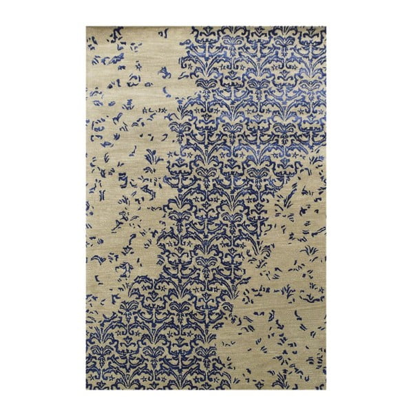 Vlněný koberec New Jersey Dark Blue, 153x244 cm