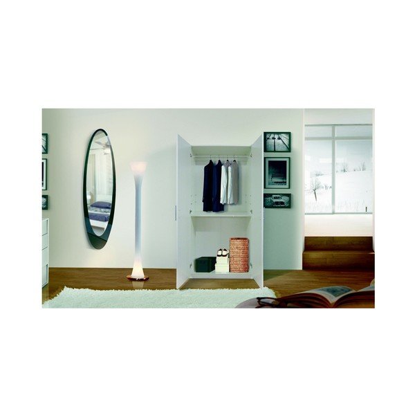 Bílá třídveřová šatní skříň Evegreen House Home Paradise, výška 202 cm-image-2