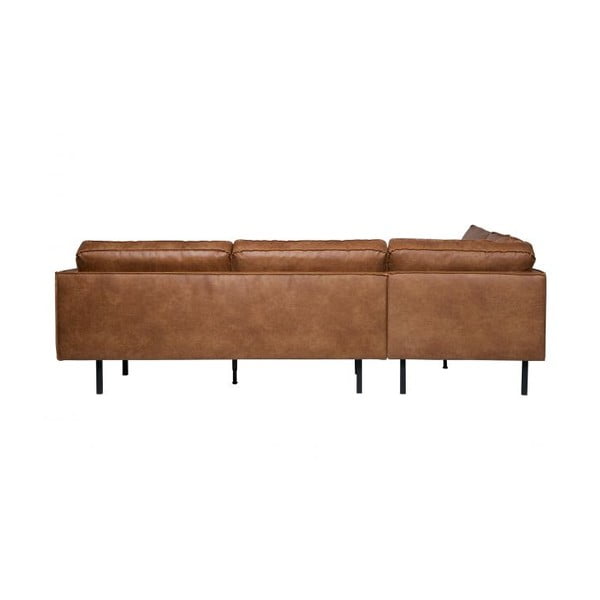 Konjaki pruun kunstnahast nurgadiivan , vasakpoolne nurk Rodeo - WOOOD-image-4