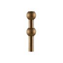 Pronksvärvi metallvaas (kõrgus 10 cm) Nagel - STOFF Nagel