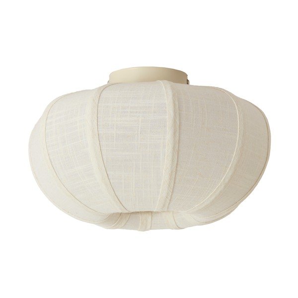 Kreemikas laelamp tekstiilvarjuga ø 30 cm Zosia - Light & Living