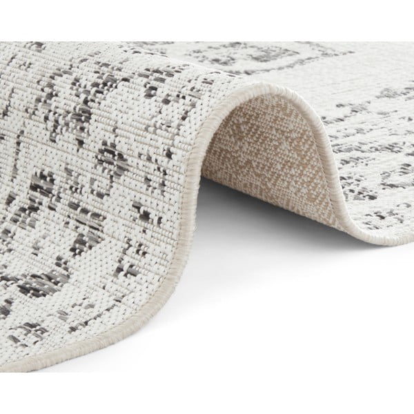 Hall ja kreemikas õuevaip , 120 x 170 cm Tilos - NORTHRUGS-image-2