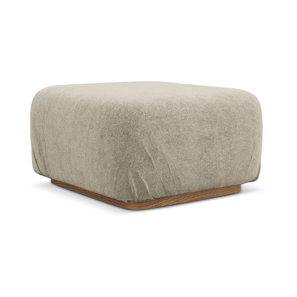 Bukleekangast valmistatud beež modulaarne jalatool Ailani - Makamii-image-2