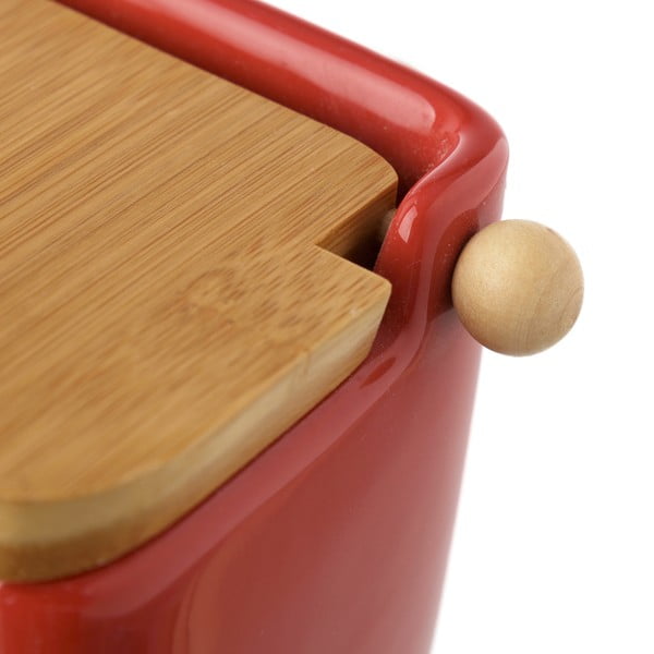 Punane bambusekaanega kivisoolapurk , 250 ml - Casa Selección-image-2