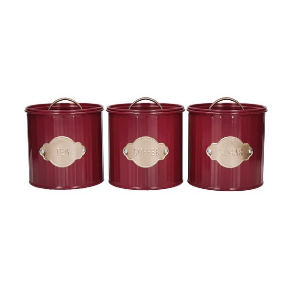 Punasest terasest toidupurgid 3 komplektis - Kitchen Craft