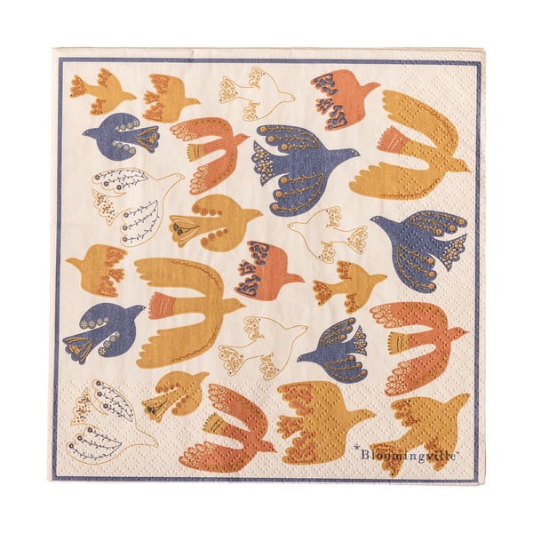 Pabersalvrätikud 20tk komplektis 33x33 cm Anniversary - Bloomingville-image-2