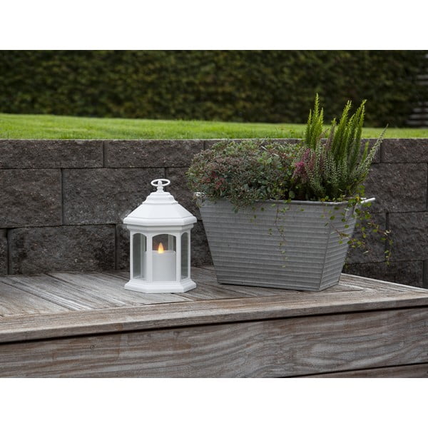 Valge LED-latern, kõrgus 26 cm Linta - Star Trading-image-3