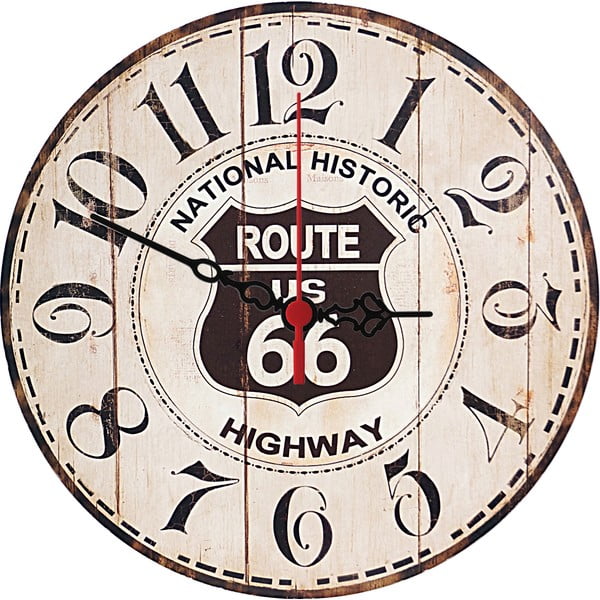 Nástěnné hodiny Historic Highway, 30 cm