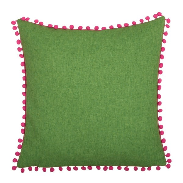 Zeleno-růžový oboustranný polštář Kate Louise Munie, 45 x 45 cm