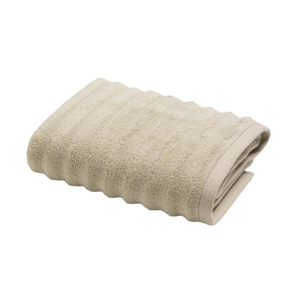 Beež frotee puuvillane rätik 50x90 cm Maya - douceur d'intérieur