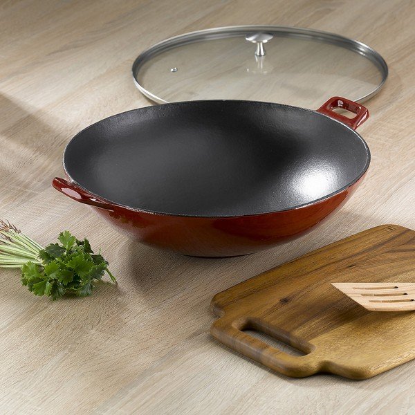 Punane malmist WOK-pann , ø 36 cm Calido - Kela-image-2