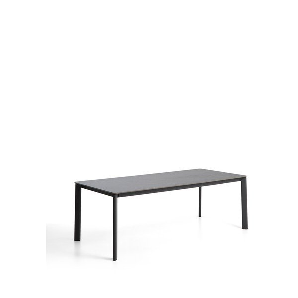 Kiviplaadiga aiasöögilaud 100x220 cm Anafi - Kave Home