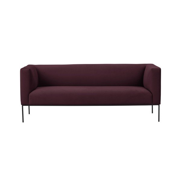 Bordeaux červená trojmístná pohovka Windsor & Co Sofas Neptune
