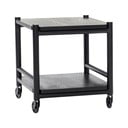 Tammepuust ratastel serveerimislaud 40x40 cm Norm - Hübsch