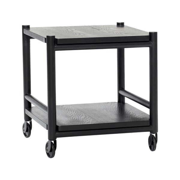 Tammepuust ratastel serveerimislaud 40x40 cm Norm - Hübsch