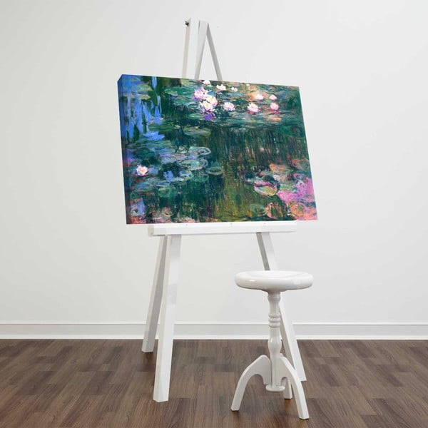 Seinareproduktsioon lõuendil , 45 x 70 cm Claude Monet - Wallity-image-4