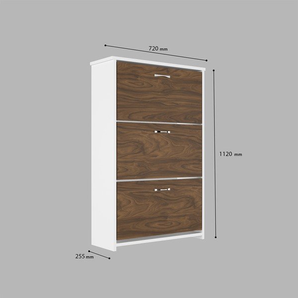 Hnědý třídvéřový botník Triplex-image-2