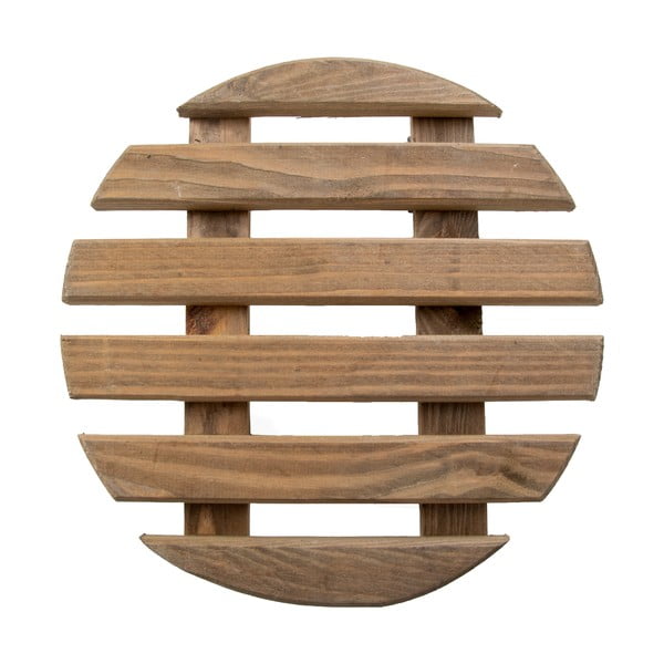 Puidust mobiilne alus lillepottidele ø 29 cm (kõrgus 8 cm) Indoor – Esschert Design-image-3