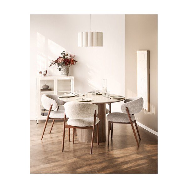 Ümmargune söögilaud keraamilise pealispinnaga, ø 120 cm Delphi - House Nordic-image-2