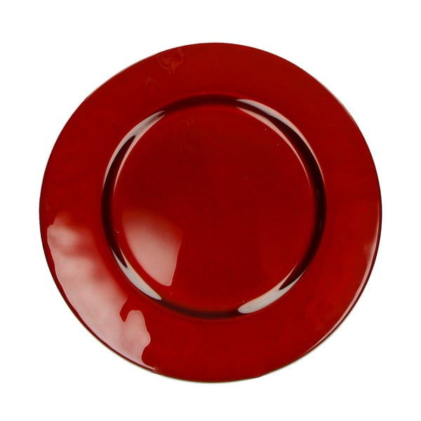 Punane klaasplaat Sottopiatto, ⌀ 32 cm Alleluia - Brandani