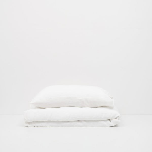 Laste valge linane padjapüür Nature, 40 x 60 cm - Linen Tales-image-1