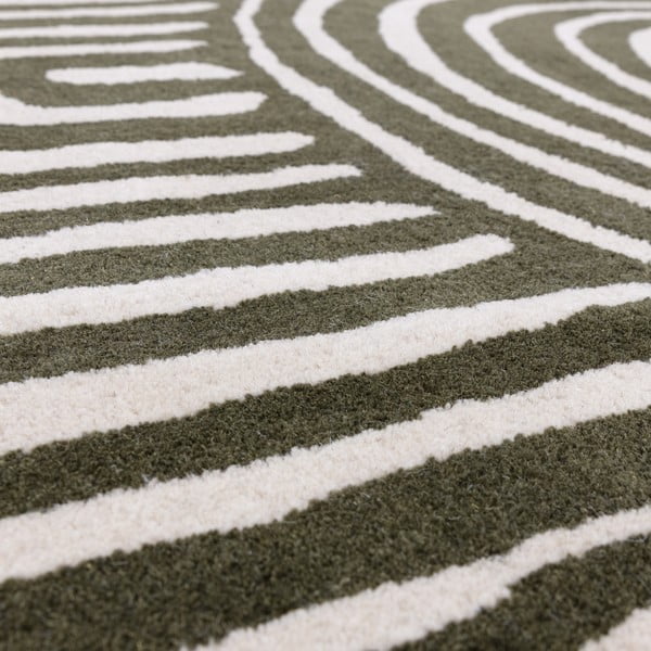 Roheline käsitsi kootud villane vaip 120x170 cm Reef - Asiatic Carpets-image-3