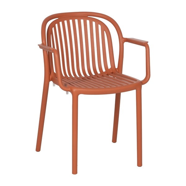 Terrakottapunane plastikust söögitool Alia - Ixia