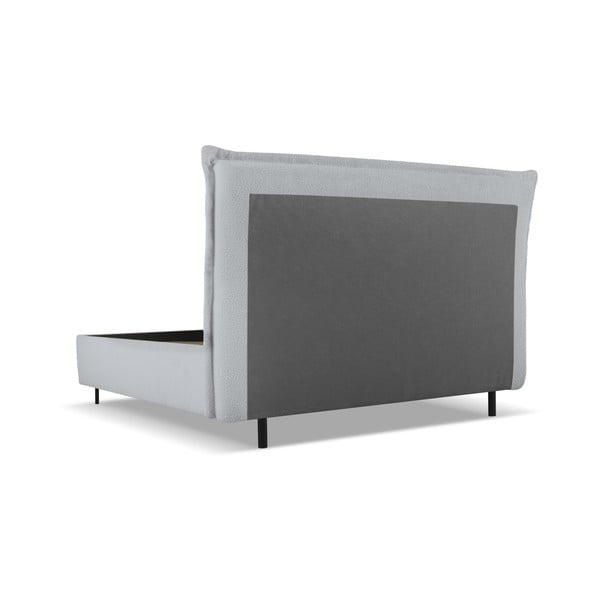 Hall polsterdatud kaheinimesevoodi koos voodipõhja ja panipaigaga 180x200 cm Armie - Milo Casa-image-3