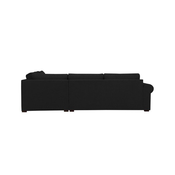 Černá rohová pohovka Windsor & Co Sofas Hermes, levý roh-image-3