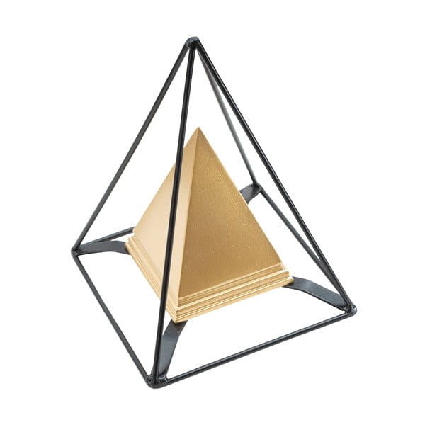 Metallist kuju kuldse kaunistusega Püramiid - Mauro Ferretti-image-1
