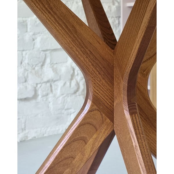 Söögilaud, tamme imitatsiooniga, 90 × 90 cm Jubi – Ragaba-image-3