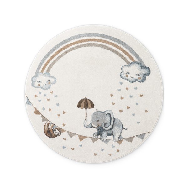 Kreem laste vaip ø160 cm Walk like an Elephant Rainbow - Villeroy&Boch