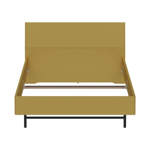 Zelenožlutá dvoulůžková postel Germania Monteo, 140 x 200 cm-image-1