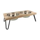 Puidust kausside komplekt koerale alusega Dog Fantasy - Plaček Pet Products