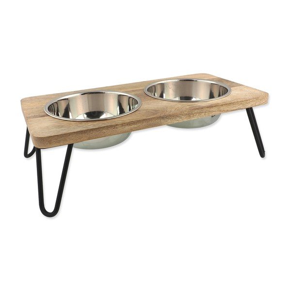 Puidust kausside komplekt koerale alusega Dog Fantasy - Plaček Pet Products