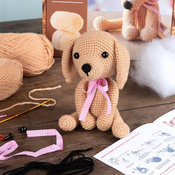 Loominguline komplekt DIY Crochet Puppy - Rex London-image-1