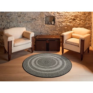 Must õuevaip Rutto, ⌀ 120 cm Silvana - Universal