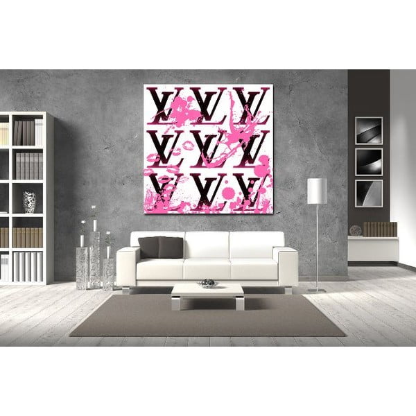 Obraz I Love Louis Pink, 91x91 cm-image-1