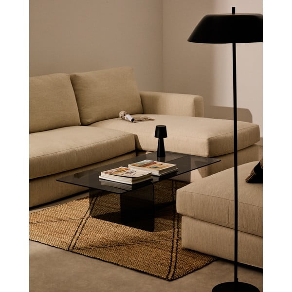 Hall klaasist diivanilaud 60x120 cm Zaren - Kave Home-image-1