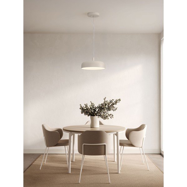 Kreemjas alumiiniumist hämardatav LED-rippvalgusti ø 40 cm Noelia - Nova Luce-image-1