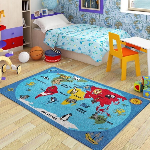 Dětský koberec World, 133x190 cm