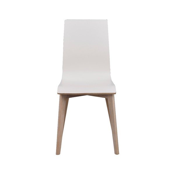 Valge söögitool helepruunide jalgadega Grace - Rowico-image-2