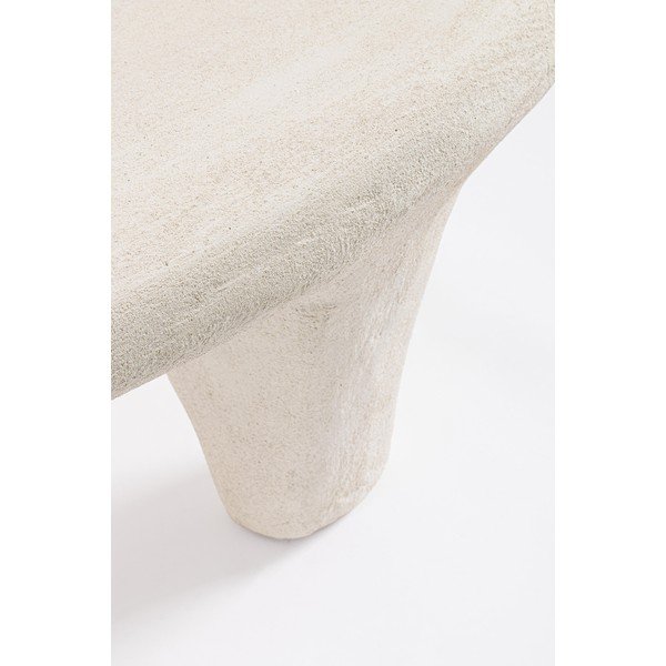 Kreemjas polüresiinkohvilaud, 62x102 cm Albin – Bizzotto-image-2