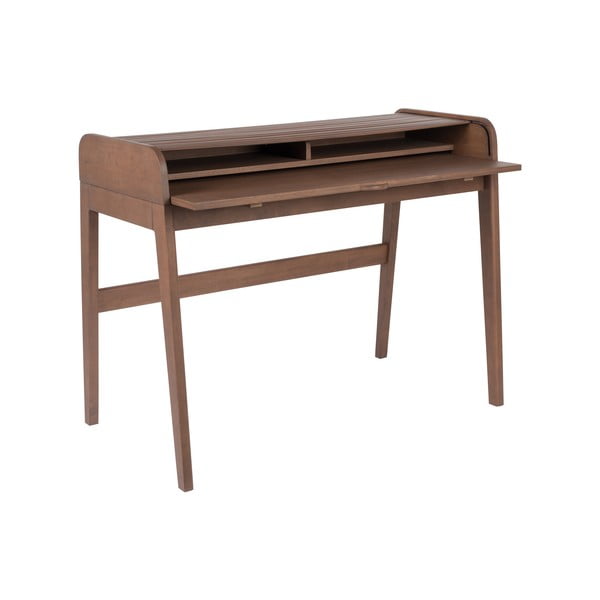 Pruun kirjutuslaud väljatõmmatava lauaga Barbier - Zuiver-image-4