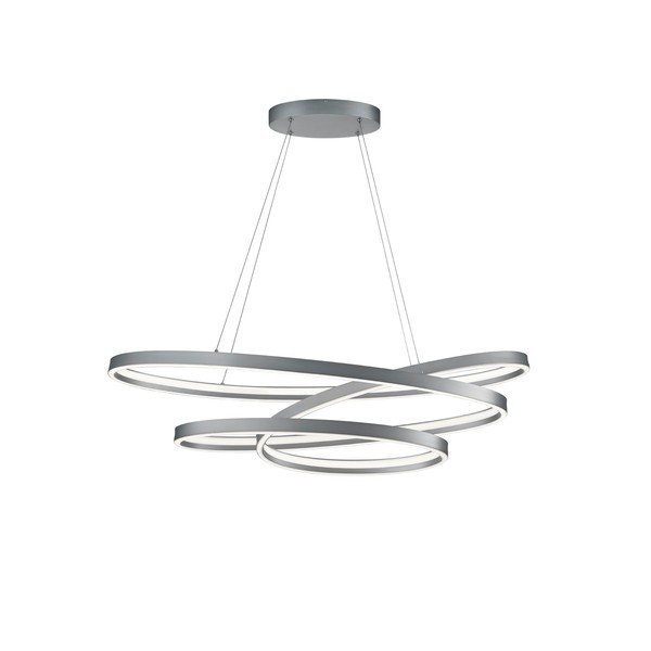 Hall LED rippvalgusti hääljuhtimise/mobiilirakenduse juhtimisega, metallist varjuga Ciola - CINQUE