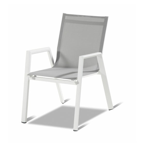 Bílá skládací zahradní jídelní židle Hartman Auba