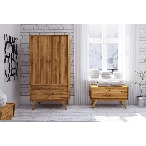 Tammepuust riidekapp 100x200 cm Retro - The Beds-image-4